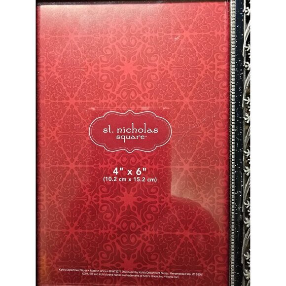 St. Nicholas Square Snowflake 4" x 6" Metal Picture Frame - Picture 4 of 6